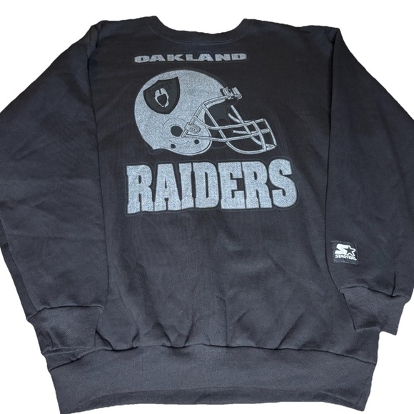 STARTER Other - Vintage Starter Oakland Los Angeles Raiders Crewneck Sweatshirt NFL
